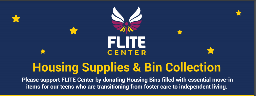 Household Goods Drive to support FLITE Youth Services